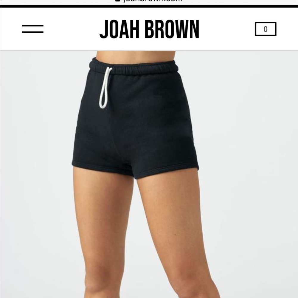 Black Joah Brown Shorts